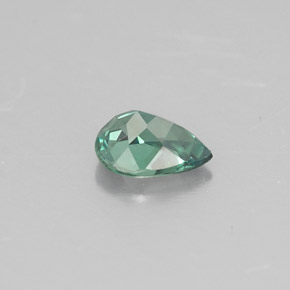 0.34캐럿 천연 그린/레드 알렉산드라이트, 배 모양, 5.1×3.9 mm, VS