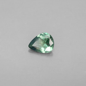0.29캐럿 천연 그린/레드 알렉산드라이트, 배 모양, 5×3.9 mm, VS