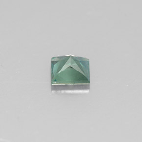 0.23캐럿 천연 그린/레드 알렉산드라이트, 스퀘어, 3.5×3.4 mm, VVS-VS