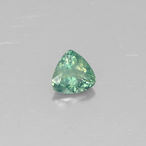 0.24캐럿 천연 그린/레드 알렉산드라이트, 트릴리언, 3.8×3.7 mm, VS