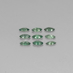 캐럿 천연 그린/레드 알렉산드라이트 보석, 마퀴즈, 3.9×1.9 mm, VS