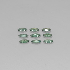 캐럿 천연 그린/레드 알렉산드라이트 보석, 마퀴즈, 3.8×1.9 mm, VS