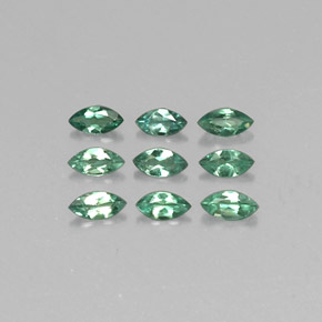 캐럿 천연 그린/레드 알렉산드라이트 보석, 마퀴즈, 3.9×1.9 mm, VS