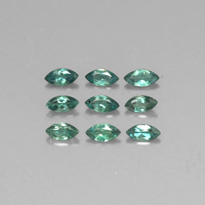 캐럿 천연 그린/레드 알렉산드라이트 보석, 마퀴즈, 3.8×1.9 mm, VS