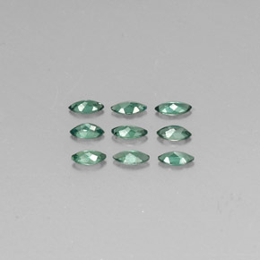 캐럿 천연 그린/레드 알렉산드라이트 보석, 마퀴즈, 3.8×1.9 mm, VS