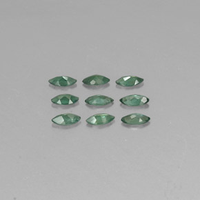 캐럿 천연 그린/레드 알렉산드라이트 보석, 마퀴즈, 3.9×1.9 mm, VS
