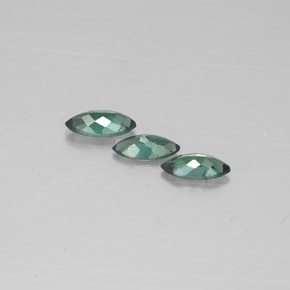 캐럿 천연 그린/레드 알렉산드라이트 보석, 마퀴즈, 4.9×2.4 mm, VS