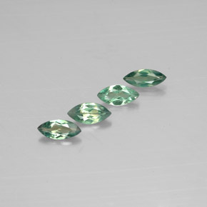 캐럿 천연 그린/레드 알렉산드라이트 보석, 마퀴즈, 4.9×2.3 mm, VS