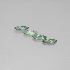 캐럿 천연 그린/레드 알렉산드라이트 보석, 마퀴즈, 4.9×2.3 mm, VS
