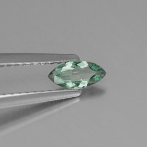 0.25캐럿 천연 그린/레드 알렉산드라이트, 마퀴즈, 6.2×3 mm, VS