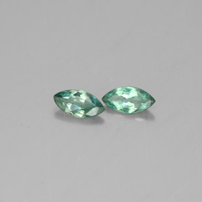캐럿 천연 그린/레드 알렉산드라이트 보석, 마퀴즈, 4.8×2.4 mm, VS