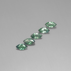 캐럿 천연 그린/레드 알렉산드라이트 보석, 마퀴즈, 5.9×3 mm, VS