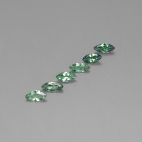 캐럿 천연 그린/레드 알렉산드라이트 보석, 마퀴즈, 4.9×2.4 mm, VS