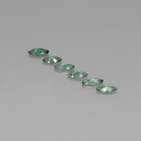 캐럿 천연 그린/레드 알렉산드라이트 보석, 마퀴즈, 4.9×2.4 mm, VS