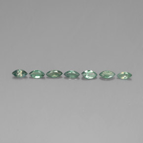 캐럿 천연 그린/레드 알렉산드라이트 보석, 마퀴즈, 4.9×2.4 mm, VS