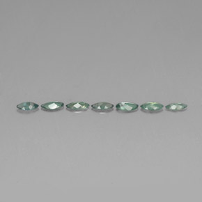 캐럿 천연 그린/레드 알렉산드라이트 보석, 마퀴즈, 4.9×2.4 mm, VS