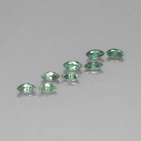 캐럿 천연 그린/레드 알렉산드라이트 보석, 마퀴즈, 4.9×2.5 mm, VS