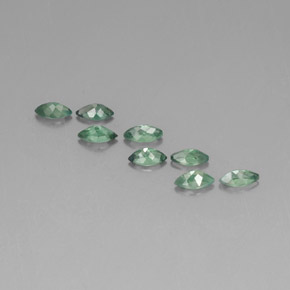 캐럿 천연 그린/레드 알렉산드라이트 보석, 마퀴즈, 4.9×2.5 mm, VS