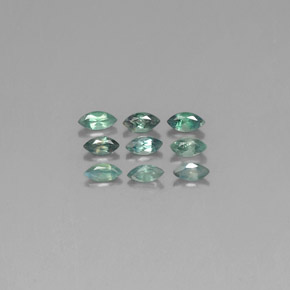 캐럿 천연 그린/레드 알렉산드라이트 보석, 마퀴즈, 3.9×2 mm, VS
