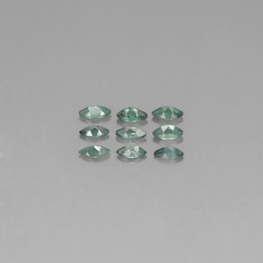 캐럿 천연 그린/레드 알렉산드라이트 보석, 마퀴즈, 3.9×2 mm, VS