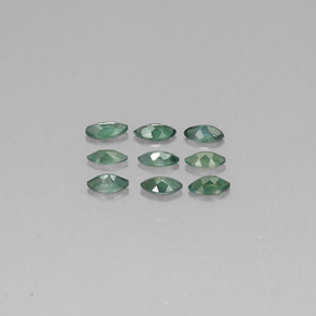 캐럿 천연 그린/레드 알렉산드라이트 보석, 마퀴즈, 4×2 mm, VS