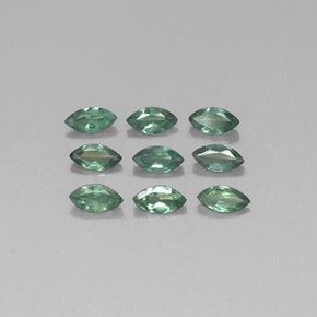 캐럿 천연 그린/레드 알렉산드라이트 보석, 마퀴즈, 4×2 mm, VS