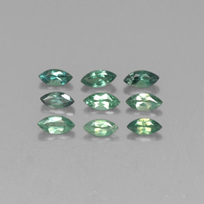 캐럿 천연 그린/레드 알렉산드라이트 보석, 마퀴즈, 3.9×1.9 mm, VS