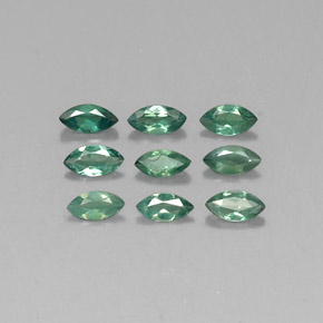 캐럿 천연 그린/레드 알렉산드라이트 보석, 마퀴즈, 4×2 mm, VS
