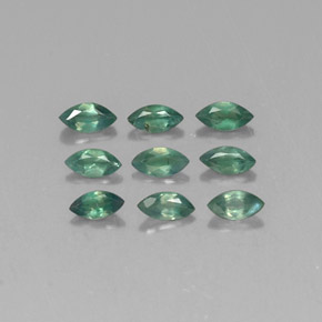 캐럿 천연 그린/레드 알렉산드라이트 보석, 마퀴즈, 3.8×2 mm, VS