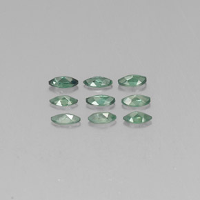 캐럿 천연 그린/레드 알렉산드라이트 보석, 마퀴즈, 4×2 mm, VS