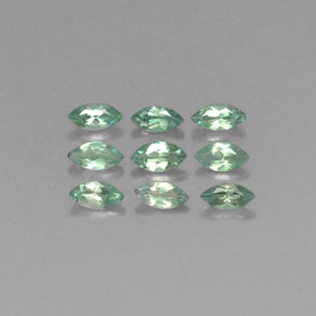 캐럿 천연 그린/레드 알렉산드라이트 보석, 마퀴즈, 3.9×2 mm, VVS-VS