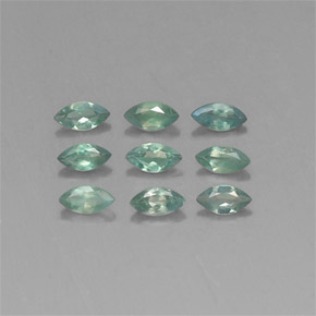 캐럿 천연 그린/레드 알렉산드라이트 보석, 마퀴즈, 3.9×2 mm, VVS-VS