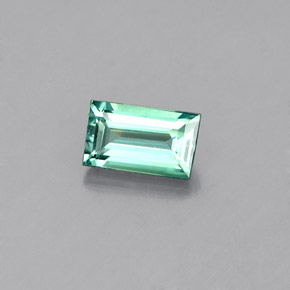 0.37캐럿 천연 그린/레드 알렉산드라이트, 바게트, 5.1×3 mm, VVS-VS