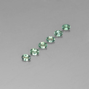 캐럿 천연 녹색/빨간색 알렉산더 보석 보석, 타원형 컷, VS