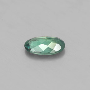 0.42캐럿 천연 그린/레드 알렉산드라이트, 타원형 컷, 6.1×4.1 mm, VS