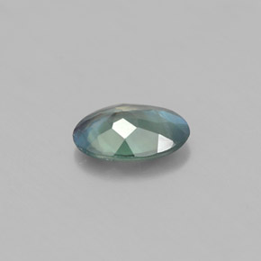 0.43캐럿 천연 그린/레드 알렉산드라이트, 타원형 컷, 6.1×4.1 mm, VS