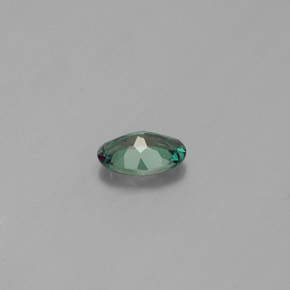 0.36캐럿 천연 그린/레드 알렉산드라이트, 타원형 컷, 5.6×3.8 mm, VS-SI
