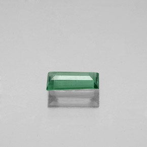 0.56캐럿 천연 그린/레드 알렉산드라이트, 바게트, 7.2×3.5 mm, VS