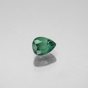 0.50캐럿 천연 그린/레드 알렉산드라이트, 배 모양, 5.3×4.1 mm, VS