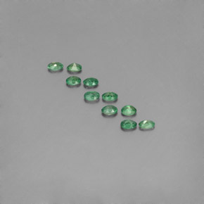캐럿 천연 그린/레드 알렉산드라이트 보석, 타원형 컷, 3.5×2.5 mm, VS