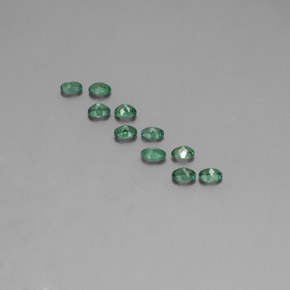 캐럿 천연 그린/레드 알렉산드라이트 보석, 타원형 컷, 3.5×2.5 mm, VS