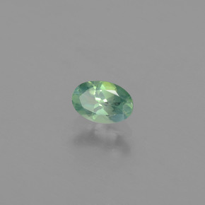 0.49캐럿 천연 그린/레드 알렉산드라이트, 타원형 컷, 5.9×4 mm, VS