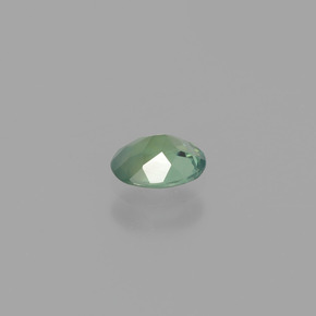 0.36캐럿 천연 그린/레드 알렉산드라이트, 타원형 컷, 5×4.1 mm, VS