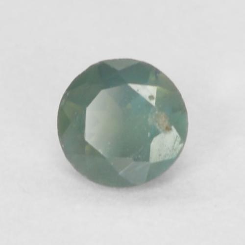 0.09캐럿 천연 미디엄 그린 알렉산드라이트, 라운드 컷, 2.52 mm, VVS-VS