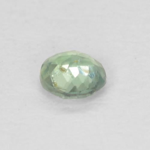 0.09캐럿 천연 밝은 노란색 녹색 알렉산드라이트, 라운드 컷, 2.64 mm, VVS-VS