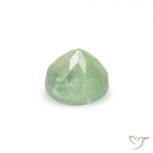 0.19캐럿 천연 Medium Light-Green 알렉산더 보석, 둥근, VVS-VS