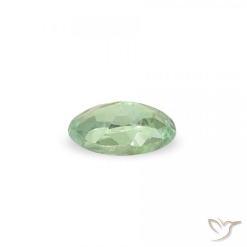 0.06캐럿 천연 Medium Light-Green 알렉산더 보석, 타원형, VS