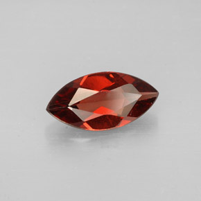 1.18캐럿 천연 레드 알만딘 가넷, 마퀴즈, 10×5.1 mm, VVS-VS