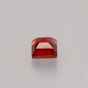 0.59캐럿 천연 오렌지 레드 알만딘 가넷, 스퀘어, 4.2×4.2 mm, VVS-VS