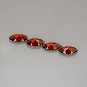 캐럿 천연 오렌지 레드 알만딘 가넷 보석, 보석, VS